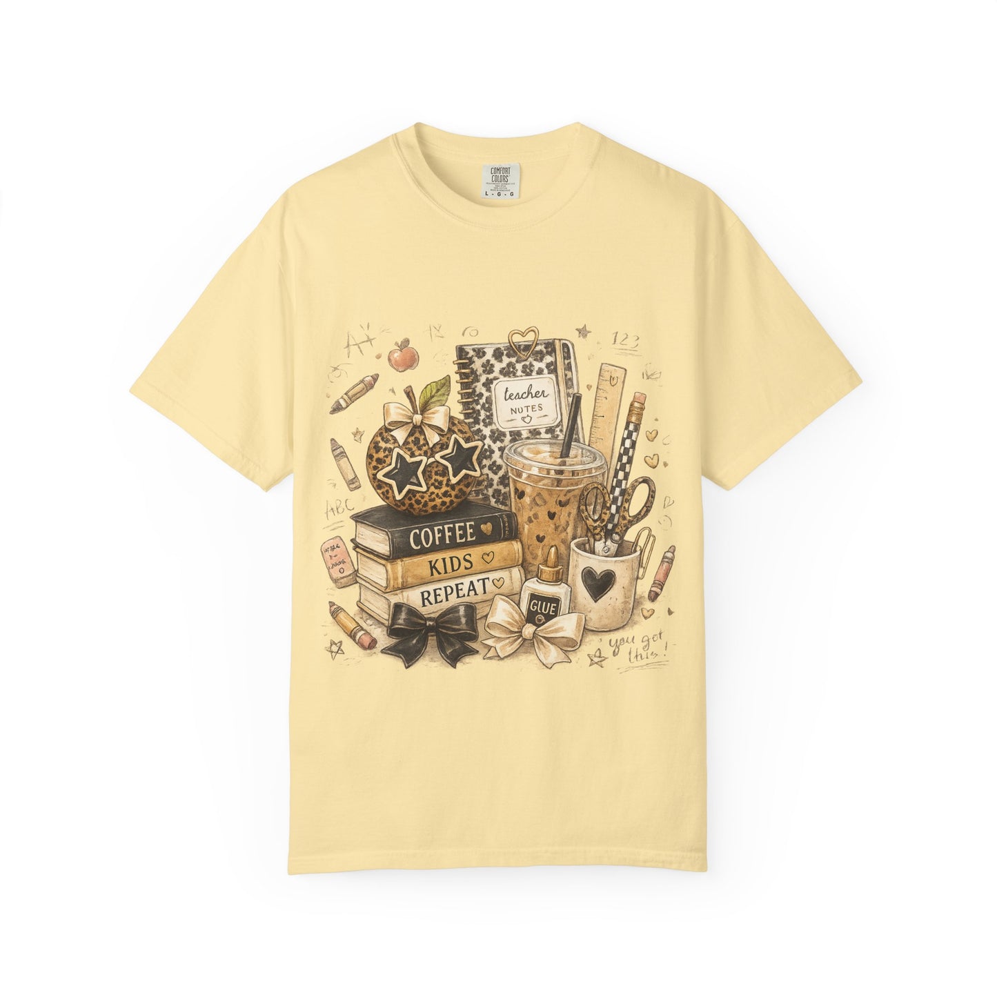 Coffee, Kids, Repeat T-Shirt — Cozy Coffee Mom Graphic Tee
