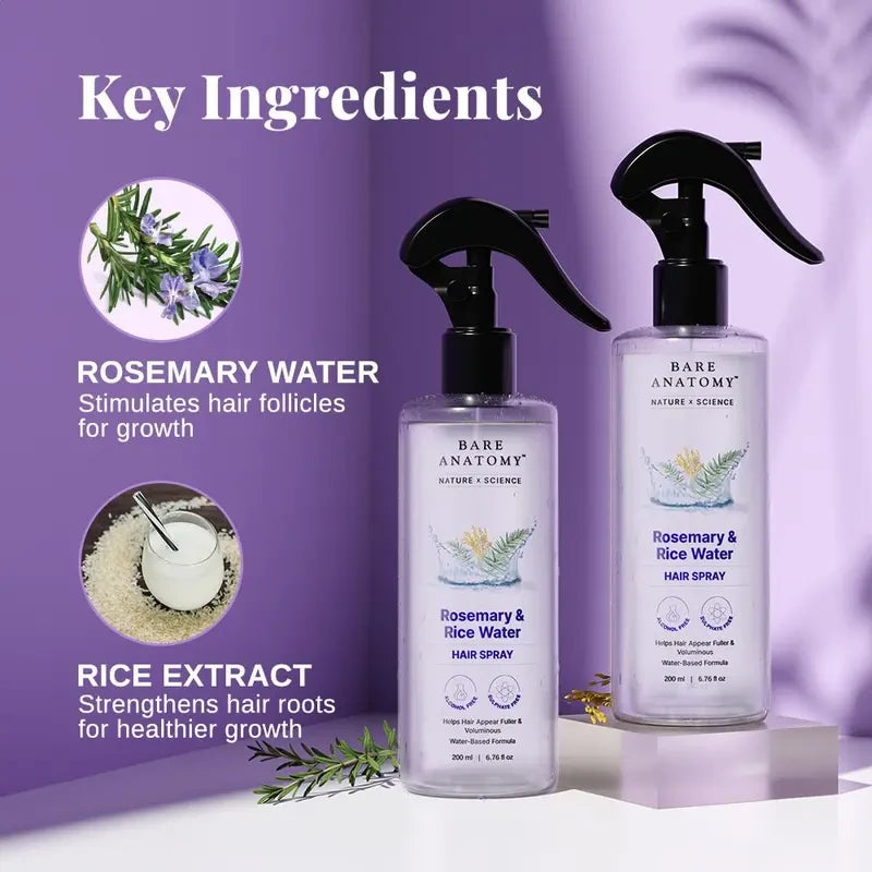 Rosemary and Rice Water Hair Mist