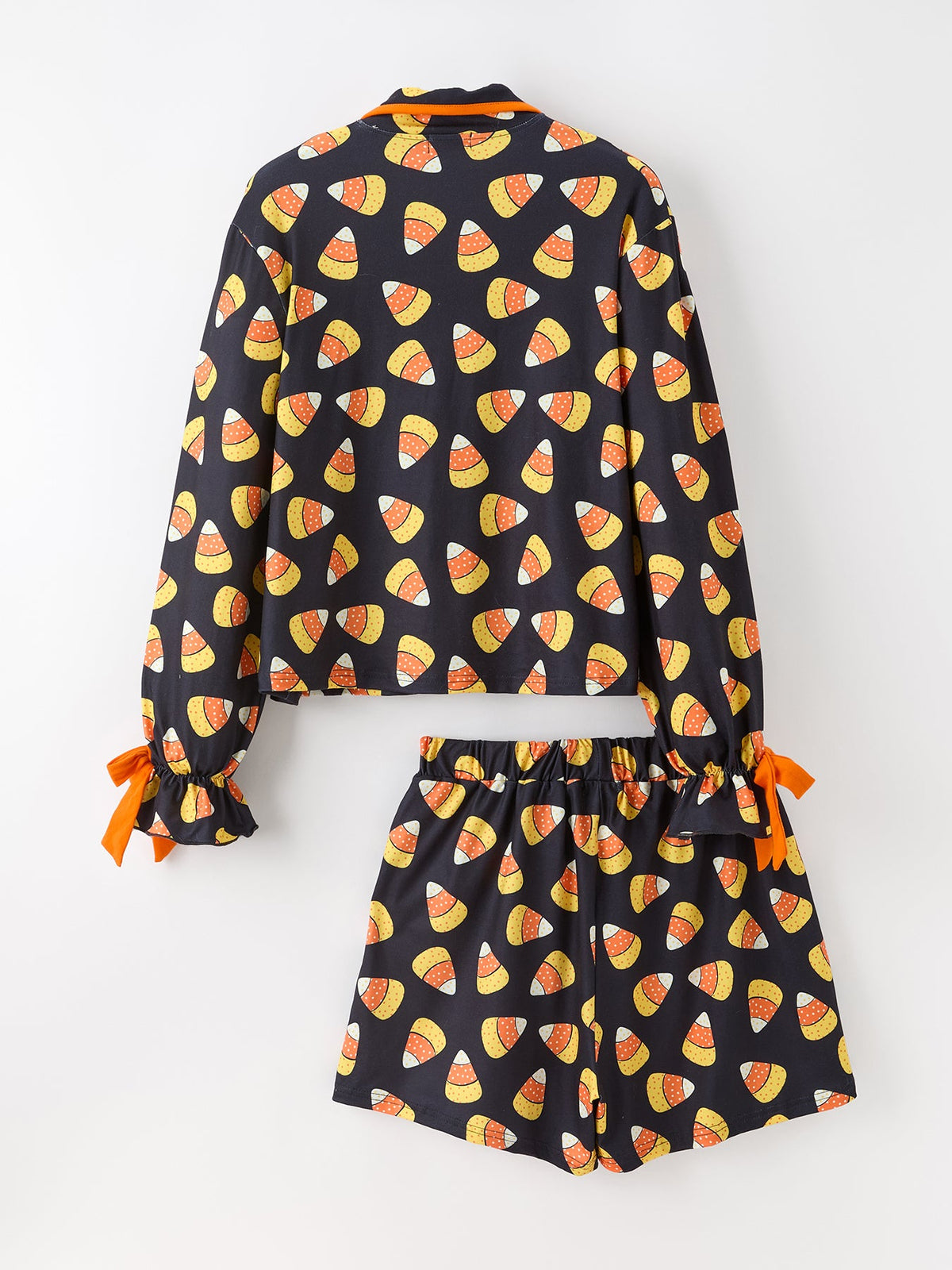 🎃 Candy Corn Mommy & Me Matching Halloween Pajama Set