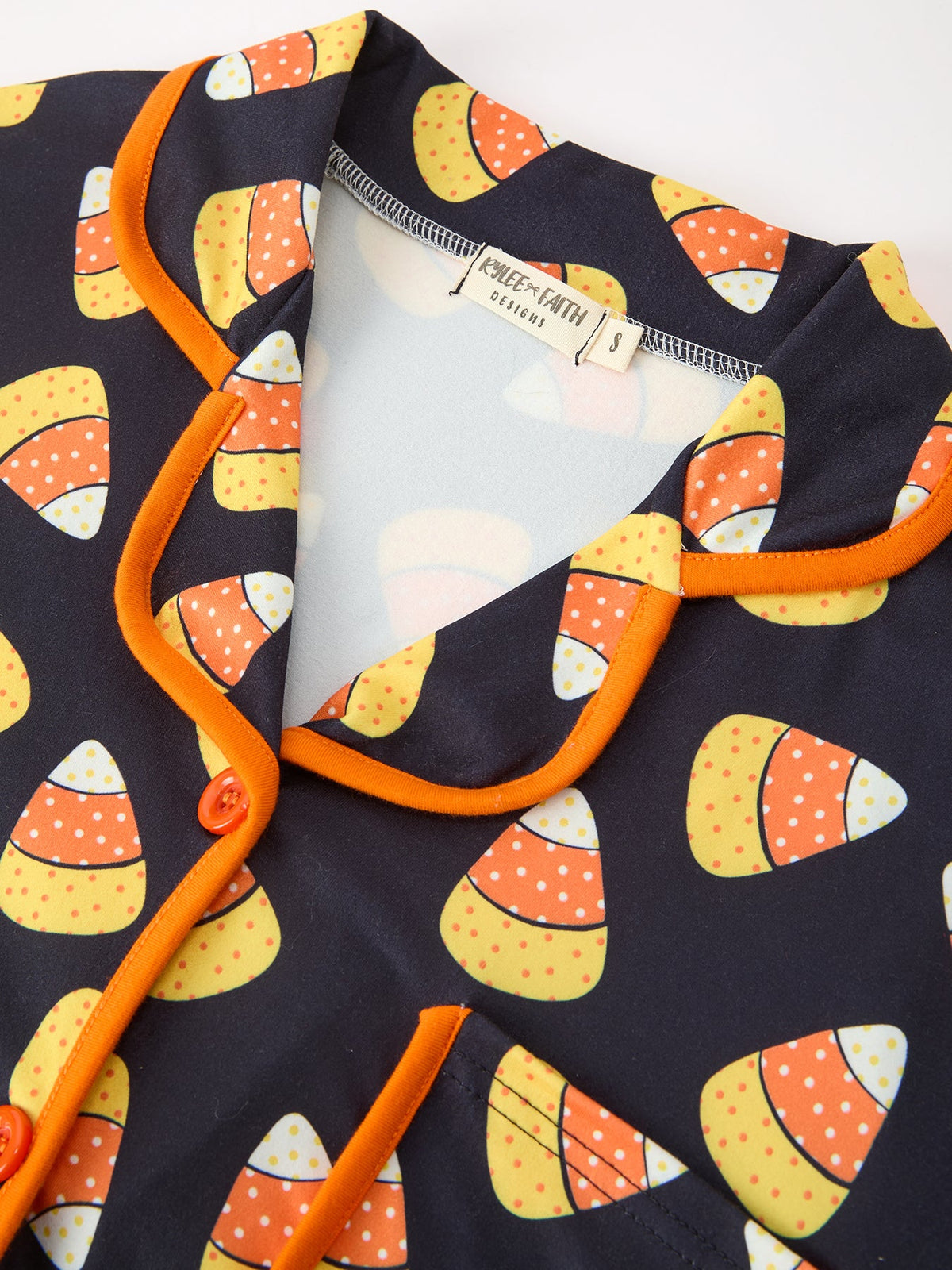 🎃 Candy Corn Mommy & Me Matching Halloween Pajama Set