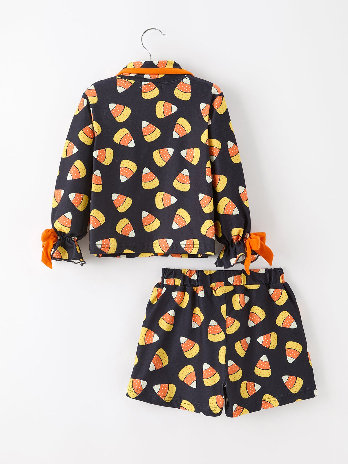 🎃 Candy Corn Mommy & Me Matching Halloween Pajama Set