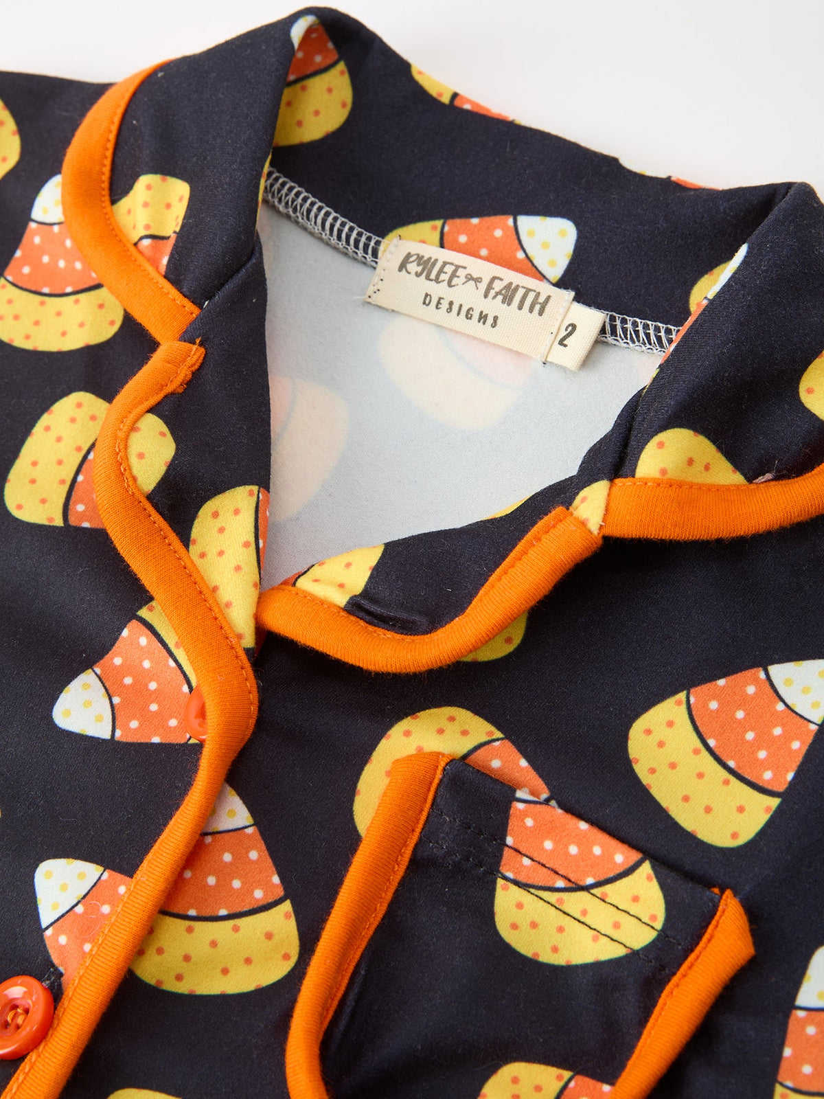 🎃 Candy Corn Mommy & Me Matching Halloween Pajama Set